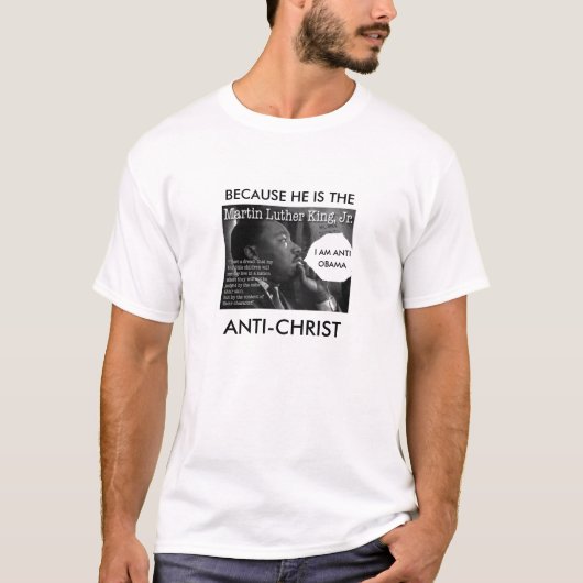 OBAMA-ANTICHRIST T-SHIRT (Voorkant)