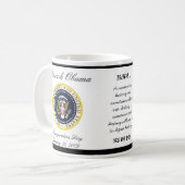 Obama avec JFK - Coffee Mug (Devant gauche)