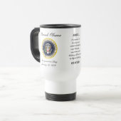 Obama avec JFK - tasse de voyage (Devant gauche)