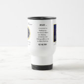 Obama avec JFK - tasse de voyage (Centre)