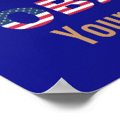 Obama avec le texte - Poster - modèle (Coin)