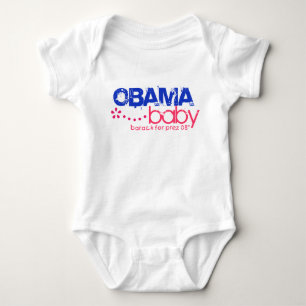 Obama Baby - Barack For Prez 08 - Gepersonaliseerd Romper