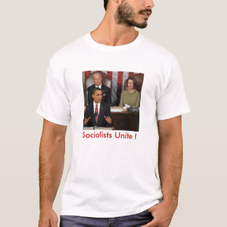 obama_beleid_207645e, Socialisten Unite! T-shirt