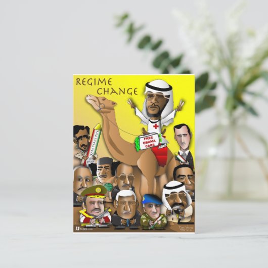 Obama-beleid Briefkaart (Staand voorkant)