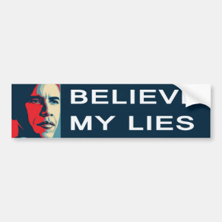 Obama Believe Sheeple Bumpersticker