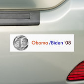 Obama /Biden '08 Bumpersticker (Op auto)