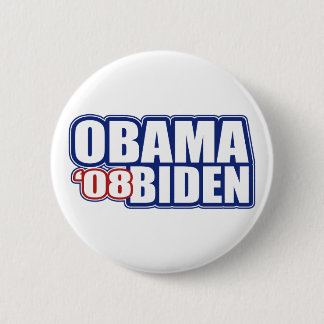 Obama Biden '08 Buttonnen Ronde Button 5,7 Cm