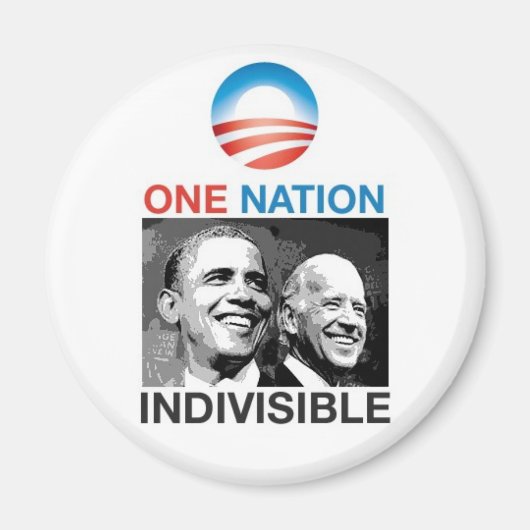 Obama Biden '08 Fridge Magnet (Devant)