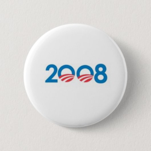 OBAMA BIDEN '08 RONDE BUTTON 5,7 CM (Voorkant)