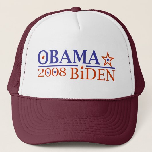 Obama Biden 08 Trucker Pet (Voorkant)