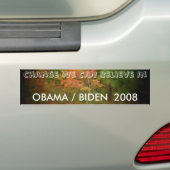 OBAMA/BIDEN 2008 BUMPERSTICKER (Op auto)