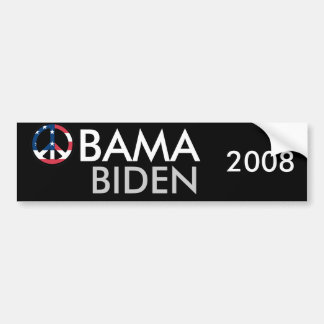 Obama Biden 2008 Peace Bumpersticker