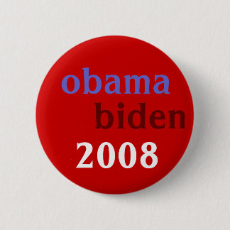 Obama Biden 2008 Ronde Button 5,7 Cm