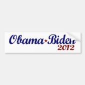 Obama Biden 2012 Bumpersticker (Voorkant)