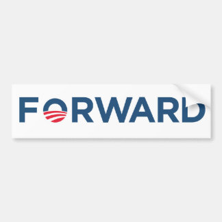Obama Biden 2012 Forward (donkerblauw) Bumpersticker