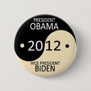 Obama/Biden 2012 Ronde Button 5,7 Cm