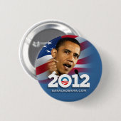 Obama Biden 2012 Ronde Button 5,7 Cm (Voorkant /achterkant)