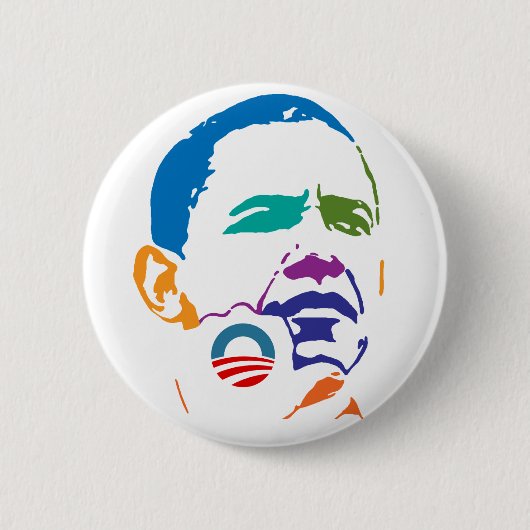 Obama Biden 2012 Ronde Button 5,7 Cm (Voorkant)