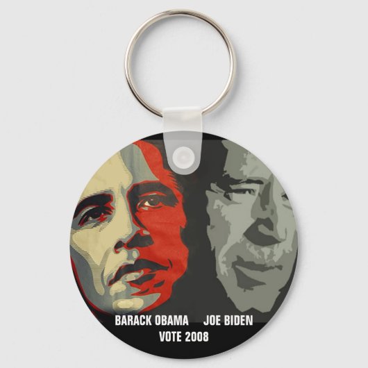 obama biden art copy , BARACK OBAMA JOE BID ... Sleutelhanger (Voorkant)