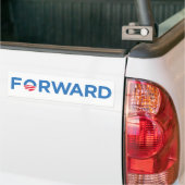 Obama / Biden Forward Light Blue Bumpersticker (Op Truck)