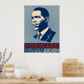 Obama Biden Forward Poster (Keuken)