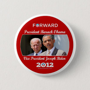 Obama/Biden: Het team voor u Ronde Button 5,7 Cm