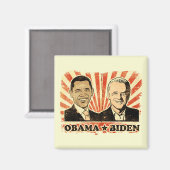 Obama Biden Portraits Magnet (Recto/Verso)