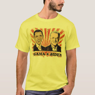 Obama Biden Portret T-Shirt