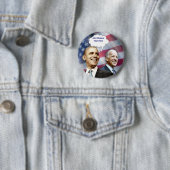 Obama Biden Ronde Button 5,7 Cm (In situ)