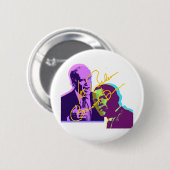 obama biden ronde button 5,7 cm (Voorkant /achterkant)