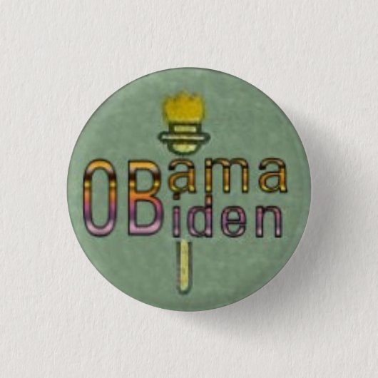 Obama/Biden Small Button (Voorkant)