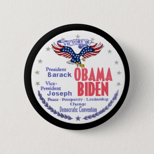 Obama Biden Ticket Button (Voorkant)