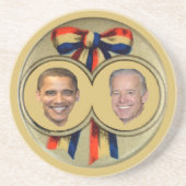 Obama Biden Zandsteen Onderzetter (Voorkant)