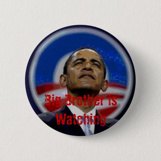 Obama Big Brother Button (Voorkant)