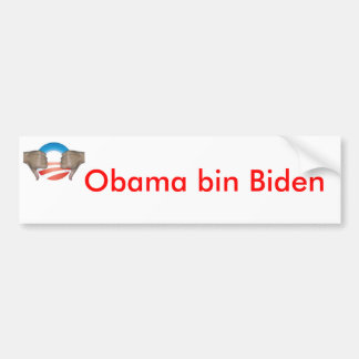 Obama bin Biden duikt op Bumpersticker