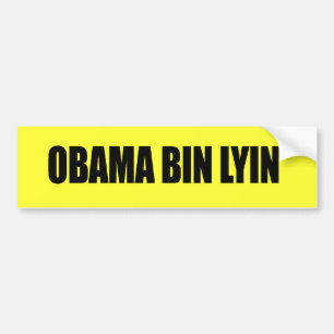 Obama bin lyin' bumpersticker