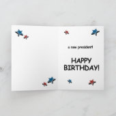 Obama Birthday Card - Ik geef je wat je hebt Kaart (Binnen)