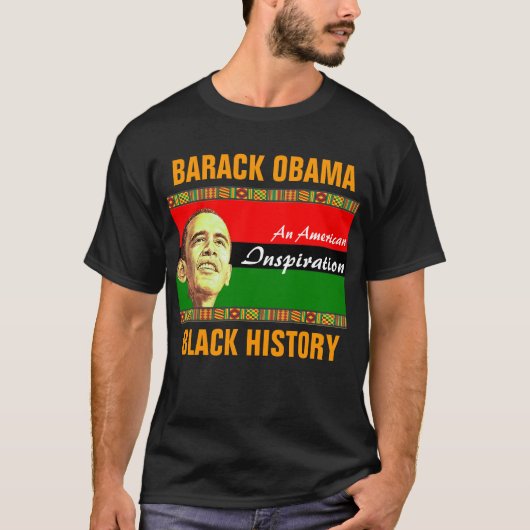 Obama Black History (2 gesneden) T-shirt (Voorkant)
