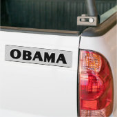 Obama Black op Grey Bumpersticker (Op Truck)