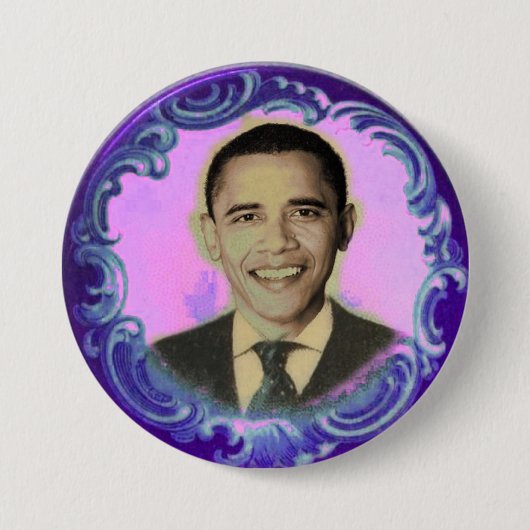Obama Blacklight Button (Voorkant)