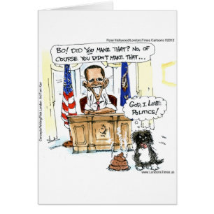 Obama & Bo Satirische Cartoon Cadeaus T-shirts & K