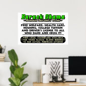 Obama Border Security Plan Poster (Thuiskantoor)