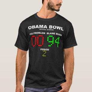 Obama Bowl - Officiële scores T-shirt
