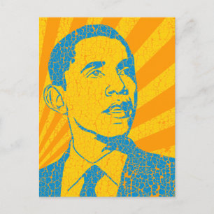 Obama  briefkaart
