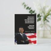 Obama Briefkaart (Staand voorkant)
