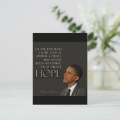 Obama Briefkaart (Staand voorkant)