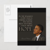 Obama Briefkaart (Voorkant / Achterkant)