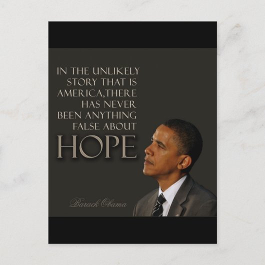 Obama Briefkaart (Voorkant)