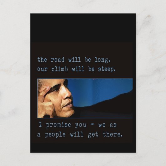Obama Briefkaart (Voorkant)