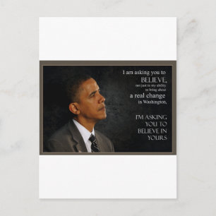 Obama Briefkaart